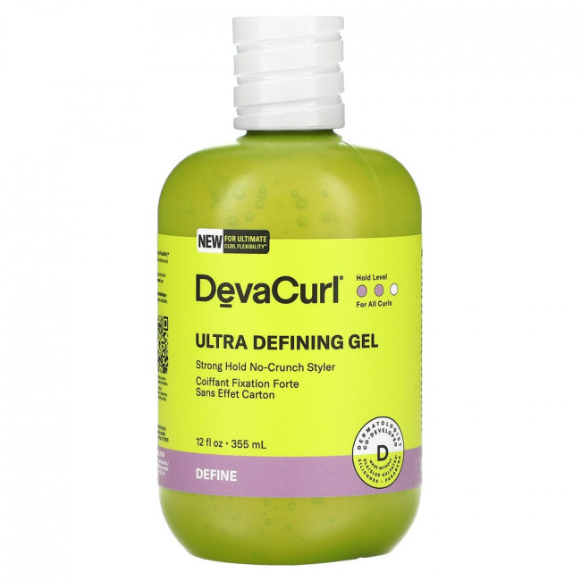 DevaCurl, Ultra Defining Gel, средство для укладки волос сильной фиксации, 355 мл (12 жидк. Унций) DevaCurl, Ultra Defining Gel, средство для укладки волос сильной фиксации, 355 мл (12 жидк. Унций)