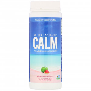 Natural Vitality, Calm, смесь для приготовления антистресс-напитка, арбуз, 226 г (8 унций)