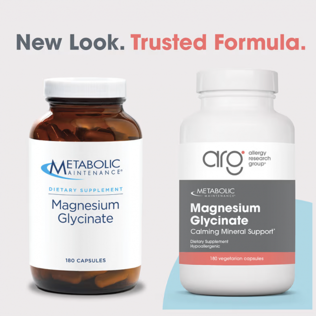 Metabolic Maintenance, глицинат магния, 180 капсул Metabolic Maintenance, глицинат магния, 180 капсул