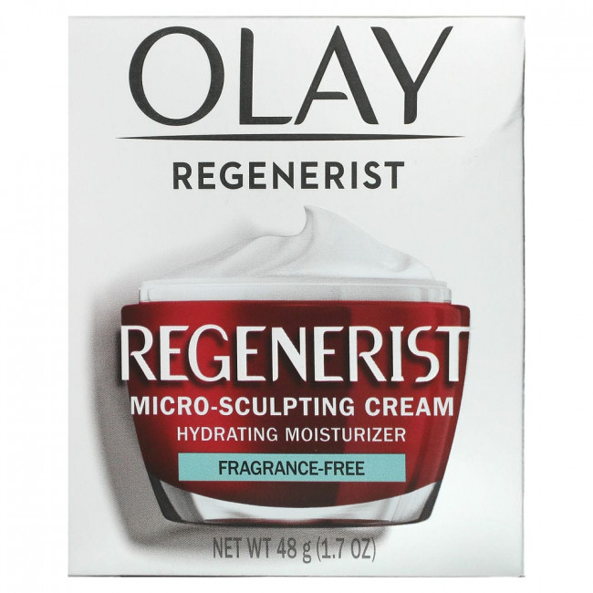 Olay, Regenerist, микромоделирующий крем, без отдушек, 48 г (1,7 унции) Olay, Regenerist, микромоделирующий крем, без отдушек, 48 г (1,7 унции)