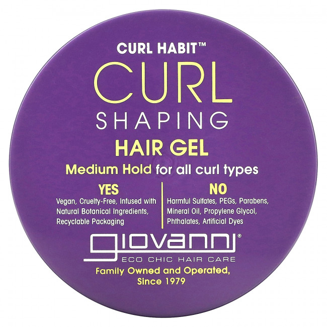 Giovanni, Curl Habit, гель для формирования локонов, средней фиксации для всех типов локонов, 310 мл (10,5 жидк. Унции) Giovanni, Curl Habit, гель для формирования локонов, средней фиксации для всех типов локонов, 310 мл (10,5 жидк. Унции)
