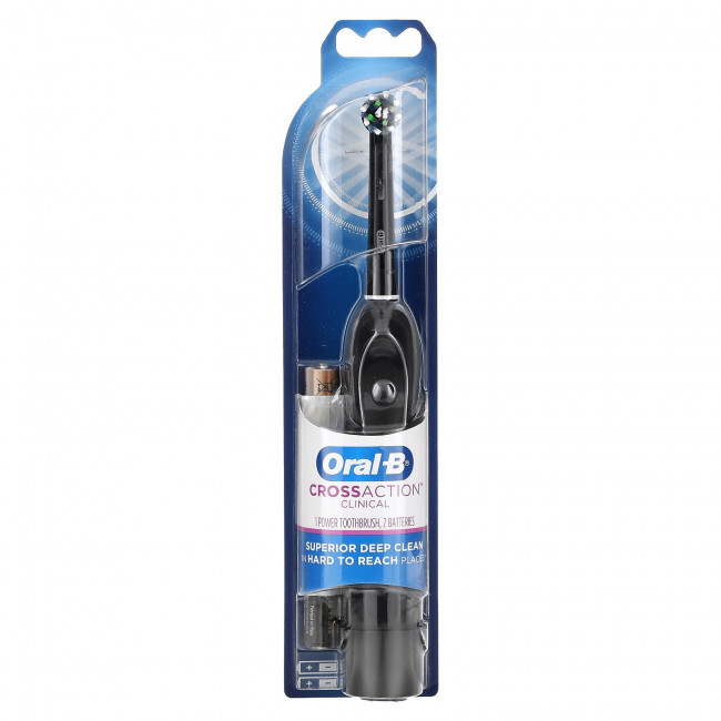 Oral-B, CrossAction Clinical Power Toothbrush, черная`` 1 зубная щетка Oral-B, CrossAction Clinical Power Toothbrush, черная`` 1 зубная щетка