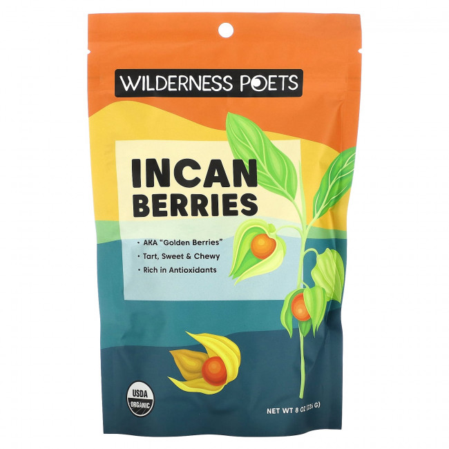 Wilderness Poets, Ягоды инков, 8 унций (226,8 г) Wilderness Poets, Ягоды инков, 8 унций (226,8 г)