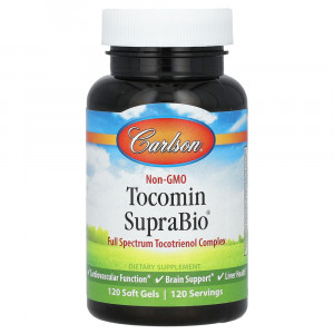 Carlson Labs, Tocomin SupraBio, 120 капсул