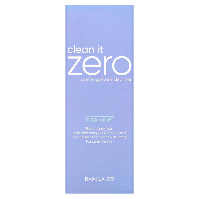 Banila Co, Clean it Zero, очищающая пенка для умывания, 150 мл (5,07 жидк. Унции) Banila Co, Clean it Zero, очищающая пенка для умывания, 150 мл (5,07 жидк. Унции)