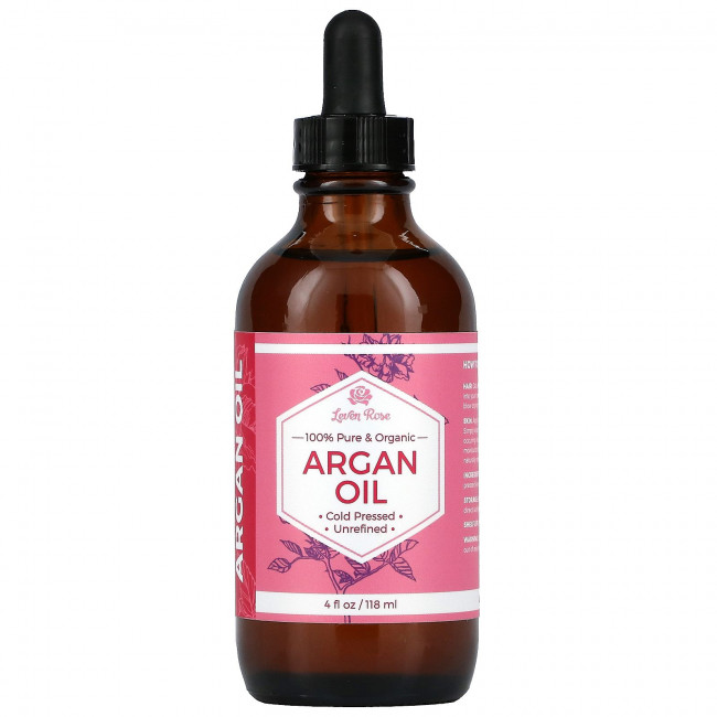 Leven Rose, 100% чистое и органическое, аргановое масло, 118 мл (4 жидк. Унции) Leven Rose, 100% чистое и органическое, аргановое масло, 118 мл (4 жидк. Унции)