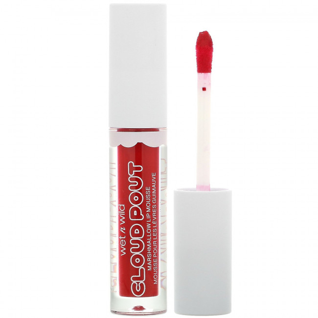 Wet n Wild, Cloud Pout, мусс для губ из зефира, Don't Sugarcoat It, 3 мл (0,10 жидк. Унции) Wet n Wild, Cloud Pout, мусс для губ из зефира, Don't Sugarcoat It, 3 мл (0,10 жидк. Унции)