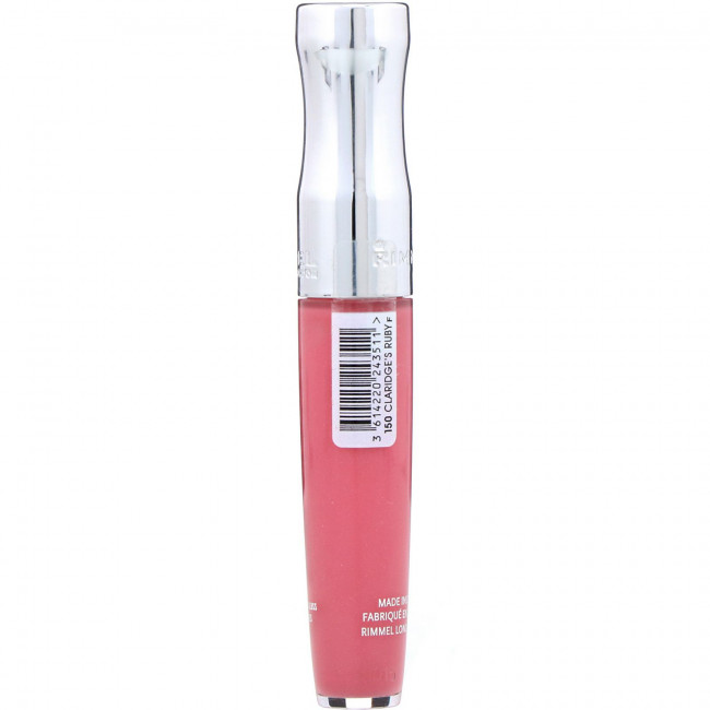 Rimmel London, Stay Glossy, блеск для губ, оттенок 150 Claridge's Ruby, 5,5 мл (0,18 жидк. унции) Rimmel London, Stay Glossy, блеск для губ, оттенок 150 Claridge's Ruby, 5,5 мл (0,18 жидк. унции)