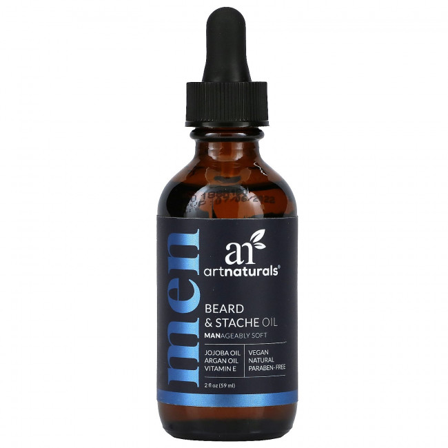 Artnaturals, масло для усов и бороды, 59 мл (2 жидк. унции) Artnaturals, масло для усов и бороды, 59 мл (2 жидк. унции)