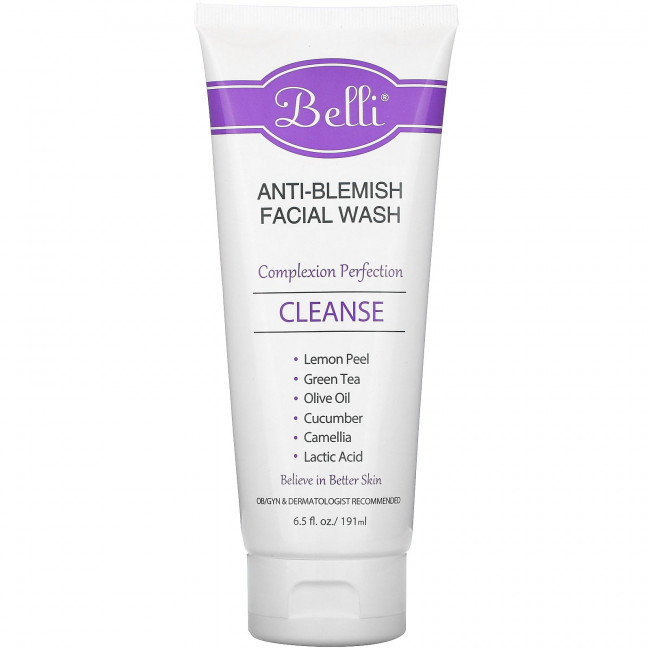 Belli Skincare, Гель для умывания против пятен, 6,5 жидких унций (191 мл) Belli Skincare, Гель для умывания против пятен, 6,5 жидких унций (191 мл)