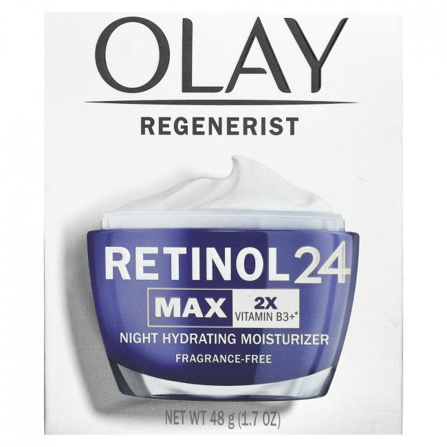 Olay, Regenerist, Retinol 24, ночное увлажняющее средство, без отдушек, 48 унций (1,7 унции) Olay, Regenerist, Retinol 24, ночное увлажняющее средство, без отдушек, 48 унций (1,7 унции)
