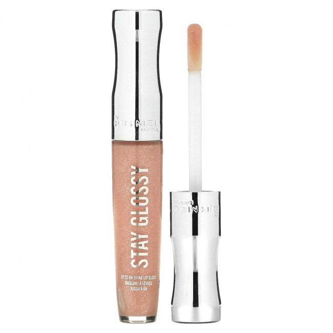 Rimmel London, Stay Glossy, блеск для губ, оттенок 110 Dorchester Rose, 5,5 мл (0,18 жидк. унции) Rimmel London, Stay Glossy, блеск для губ, оттенок 110 Dorchester Rose, 5,5 мл (0,18 жидк. унции)