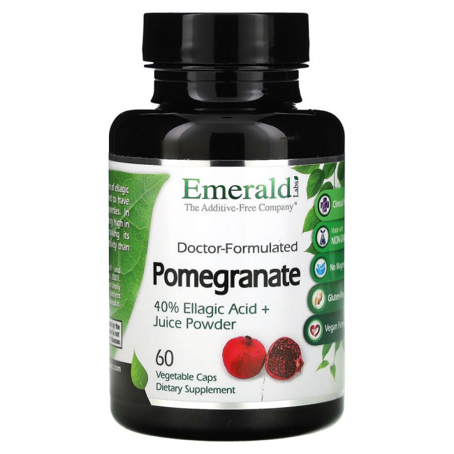 Emerald Laboratories, Pomegranate, 60 Vegetable Caps