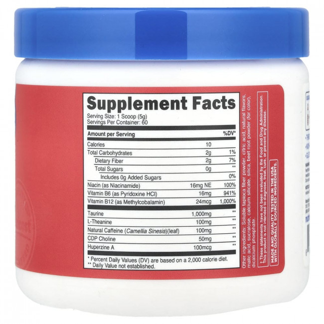 Nutricost, Energy, Clean Energy Powder, Strawberry Kiwi, 10.7 oz (300 g)