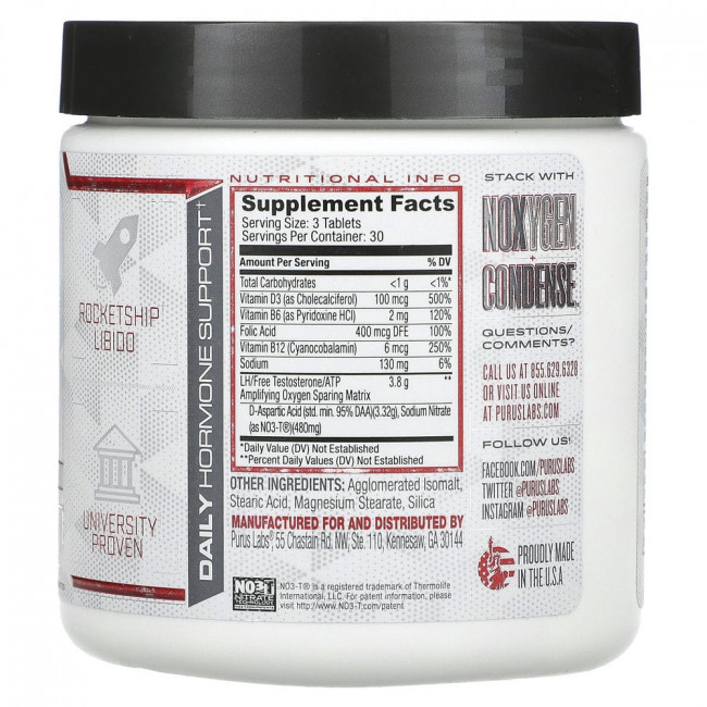 Purus Labs, D-POL, 90 Tablets