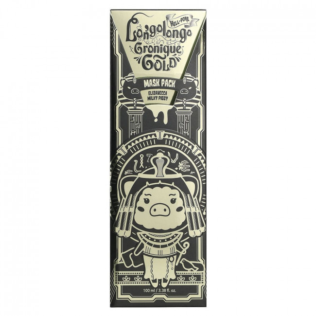Elizavecca, Milky Piggy, Hell-Pore Longolongo Gronique Gold Beauty Mask Pack, 3.38 fl oz (100 ml)