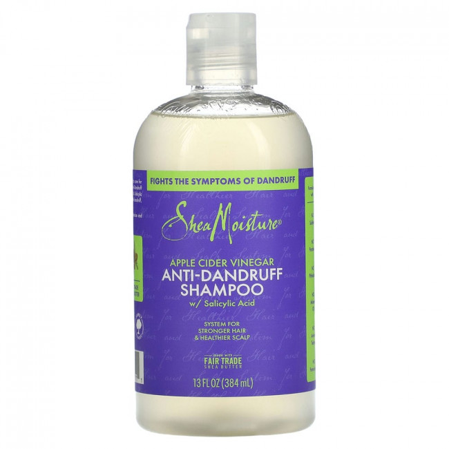 SheaMoisture, Шампунь против перхоти, яблочный уксус, 384 мл (13 жидк. Унций) SheaMoisture, Шампунь против перхоти, яблочный уксус, 384 мл (13 жидк. Унций)
