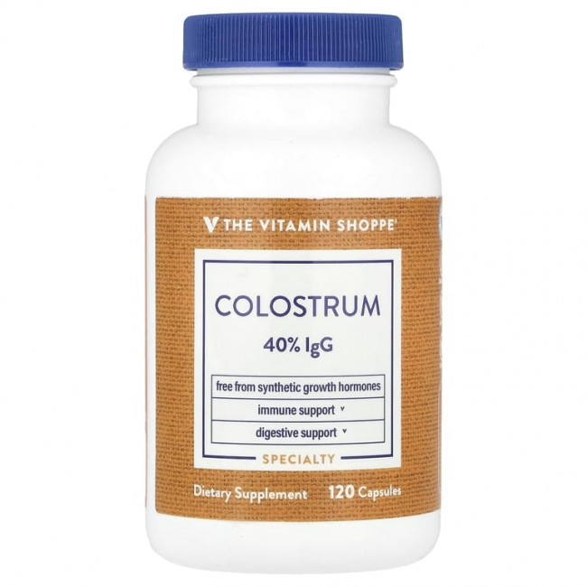 The Vitamin Shoppe, Молозиво, 120 капсул (500 мг на капсулу)