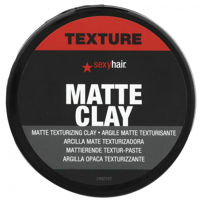 SexyHair, матовая глина, текстурирующая, 70 г (2,5 унции) SexyHair, матовая глина, текстурирующая, 70 г (2,5 унции)