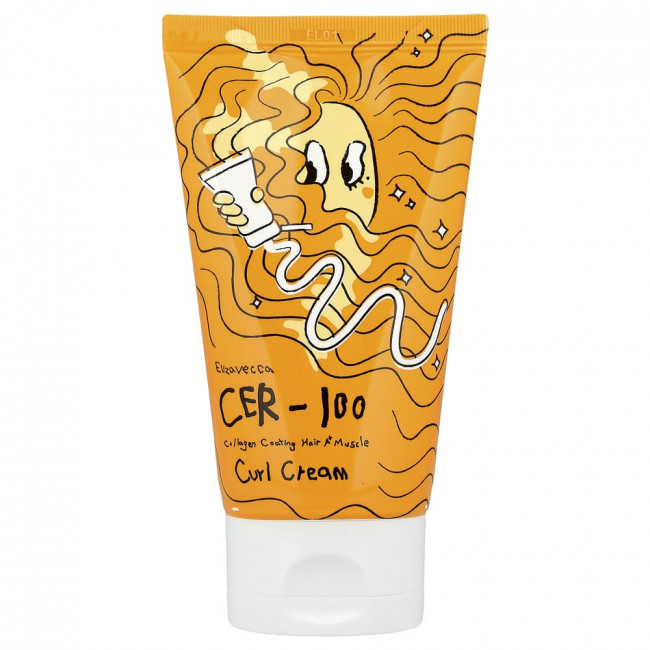 Elizavecca, Cer-100 Collagen Coating Hair A+ Muscle Curl Cream, 4.06 fl oz (120 ml) Elizavecca, Cer-100 Collagen Coating Hair A+ Muscle Curl Cream, 4.06 fl oz (120 ml)