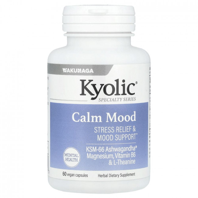 Kyolic, серия Specialty, Calm Mood, 60 веганских капсул