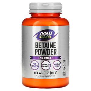 NOW Foods, Sports, бетаин в порошке, 170 г (6 унций)
