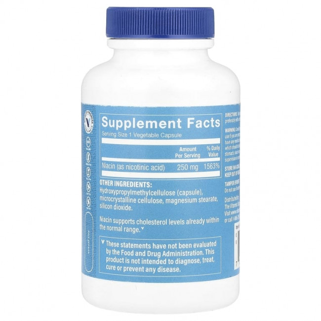 The Vitamin Shoppe, Ниацин, 250 мг, 100 растительных капсул The Vitamin Shoppe, Ниацин, 250 мг, 100 растительных капсул