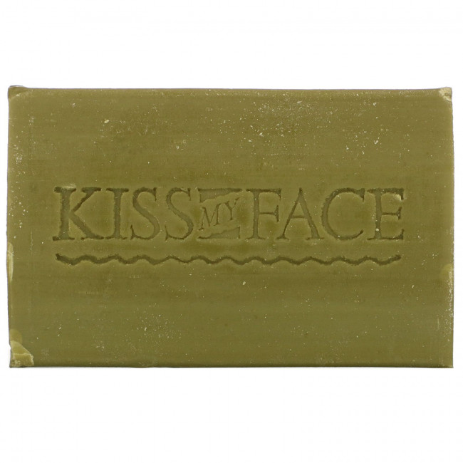 Kiss My Face, Мыло с оливковым маслом, оливковое масло и алоэ, 230 г (8 унций) Kiss My Face, Мыло с оливковым маслом, оливковое масло и алоэ, 230 г (8 унций)