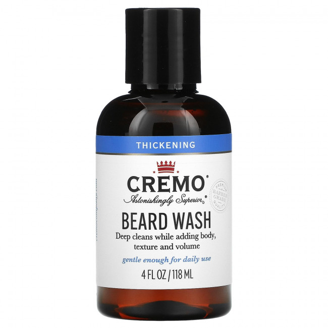 Cremo, Средство для мытья бороды, для придания объема, 118 мл (4 жидк. Унции)