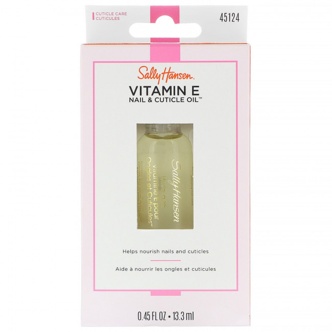 Sally Hansen, Масло для ногтей и кутикулы с витамином E, 13,3 мл Sally Hansen, Масло для ногтей и кутикулы с витамином E, 13,3 мл