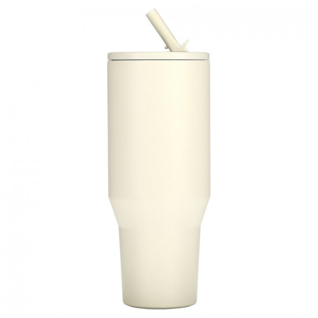 HydroJug, Traveler Tumbler, Cream, 40 oz