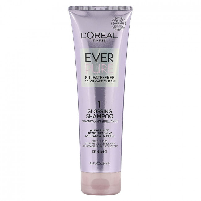 L'Oréal, EverPure, 1 шампунь для блеска, 250 мл (8,5 жидк. Унции)