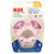 NUK, Orthodontic Pacifier Value Pack, 0-6 Months, Pink, 3 Pack