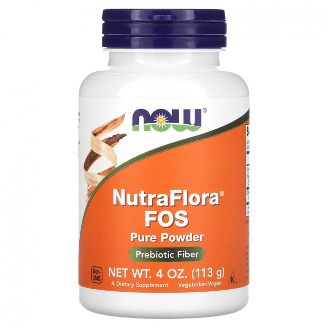 NOW Foods, NutraFlora, ФОС (фруктоолигосахарид), чистый порошок, 113 г (4 унции) NOW Foods, NutraFlora, ФОС (фруктоолигосахарид), чистый порошок, 113 г (4 унции)