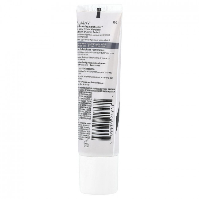 Almay, Skin Perfecting Hydrating Tint™, 130 Sand, 0.94 fl oz (28 ml) Almay, Skin Perfecting Hydrating Tint™, 130 Sand, 0.94 fl oz (28 ml)