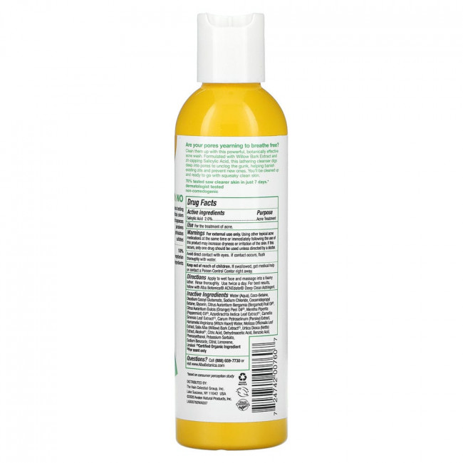 Alba Botanica, Acne Dote, средство от акне, глубокое очищение пор, не содержит масла, 177 мл (6 жидких унций) Alba Botanica, Acne Dote, средство от акне, глубокое очищение пор, не содержит масла, 177 мл (6 жидких унций)