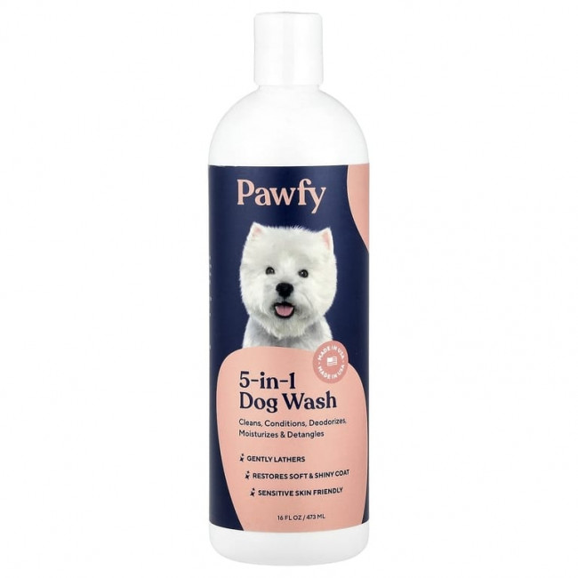 Pawfy, Гель для душа 5 в 1, 473 мл (16 жидк. Унций) Pawfy, Гель для душа 5 в 1, 473 мл (16 жидк. Унций)