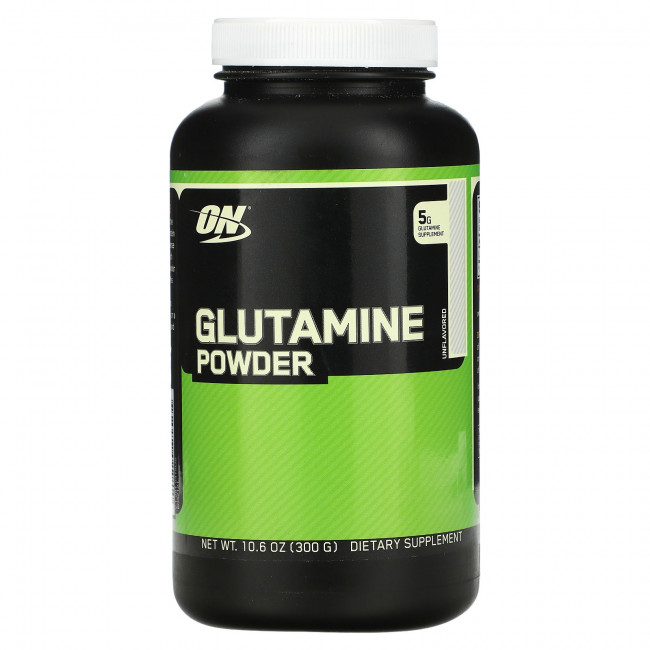 Optimum Nutrition, Глутамин в форме порошка, без ароматизаторов, 10,6 унц. (300 г) Optimum Nutrition, Глутамин в форме порошка, без ароматизаторов, 10,6 унц. (300 г)