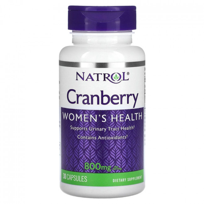 Natrol, Клюква, 400 мг, 30 капсул