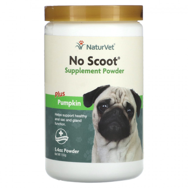 NaturVet, Добавка No Scoot в порошке с тыквой, 155 г (5,4 унции) NaturVet, Добавка No Scoot в порошке с тыквой, 155 г (5,4 унции)