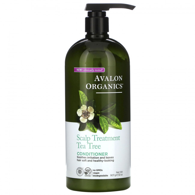 Avalon Organics, Кондиционер для ухода за кожей головы, чайное дерево, 907 г (32 унции) Avalon Organics, Кондиционер для ухода за кожей головы, чайное дерево, 907 г (32 унции)