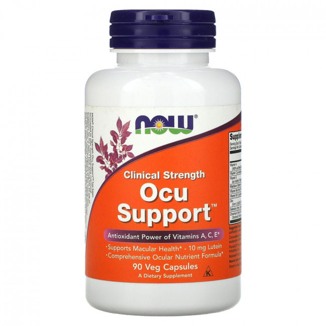 NOW Foods, Clinical Strength Ocu Support, 90 растительных капсул