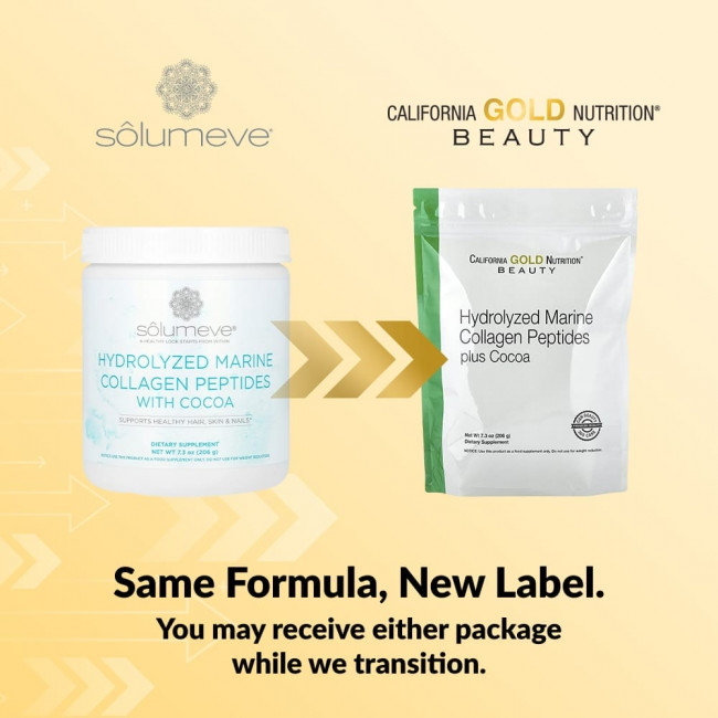 Solumeve, пептиды гидролизованного морского коллагена с какао, 206 г (7,3 унции) Solumeve, пептиды гидролизованного морского коллагена с какао, 206 г (7,3 унции)