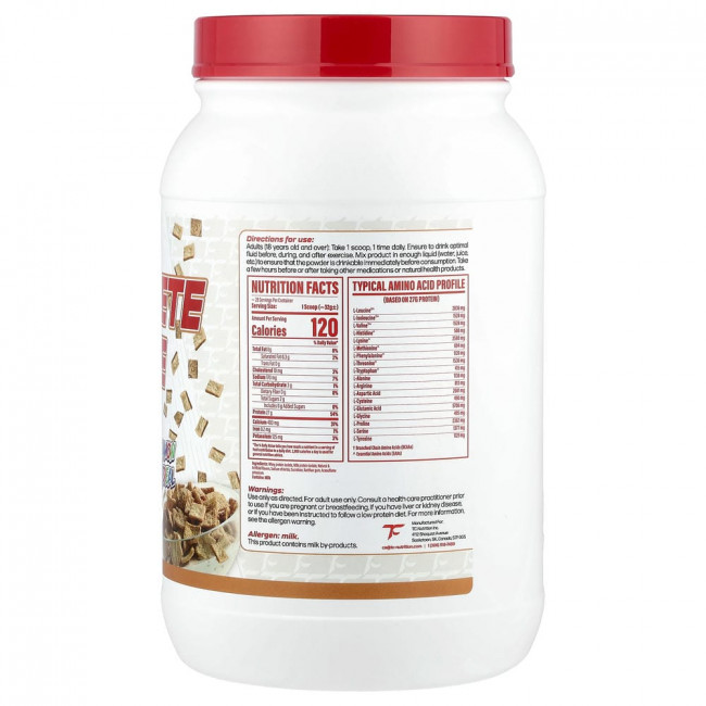 TC Nutrition, Complete Isolate, Cinnamon Cereal, 2 lb (907 g) TC Nutrition, Complete Isolate, Cinnamon Cereal, 2 lb (907 g)