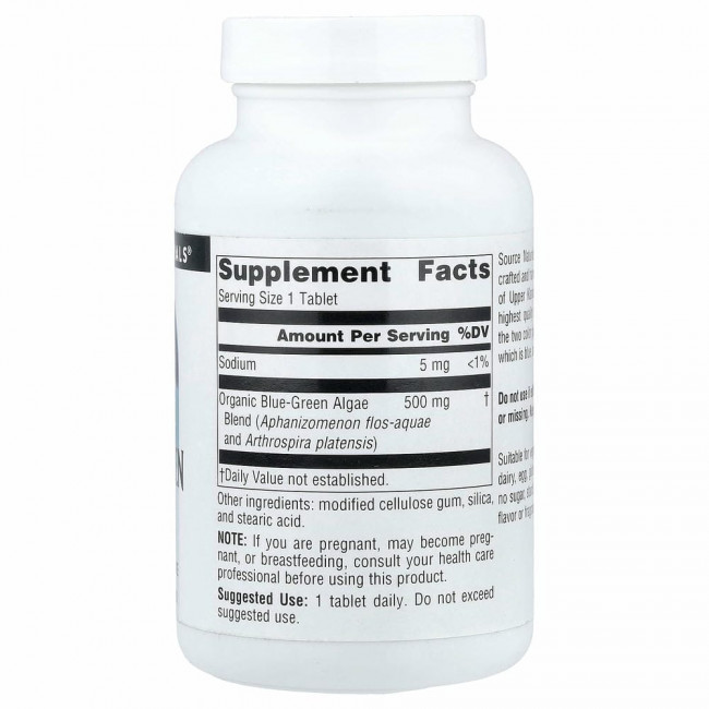 Source Naturals, Сине-зеленые водоросли, 200 таблеток