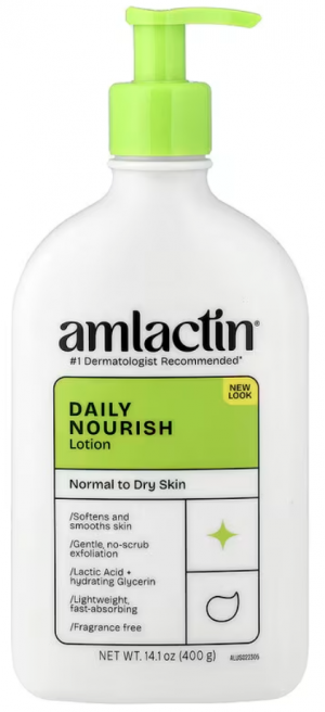 AmLactin, увлажняющий лосьон для ежедневного применения, без отдушки, 400 г (14,1 унции)
