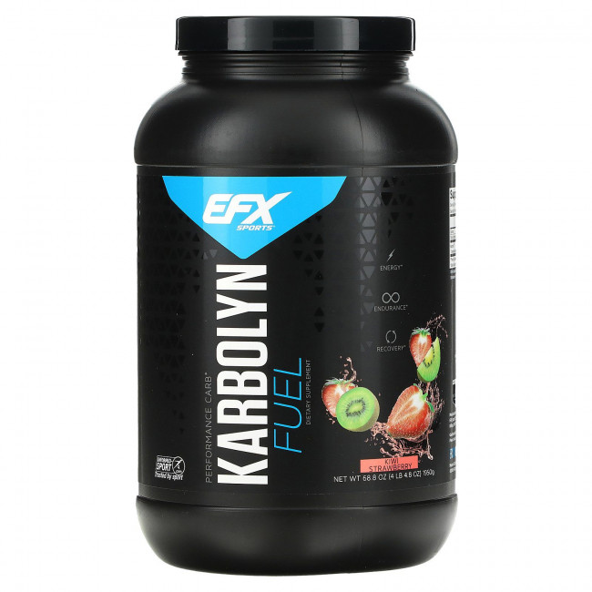 EFX Sports, Топливо Карболин, Клубника и киви, 68,8 унции (1950 г) EFX Sports, Топливо Карболин, Клубника и киви, 68,8 унции (1950 г)