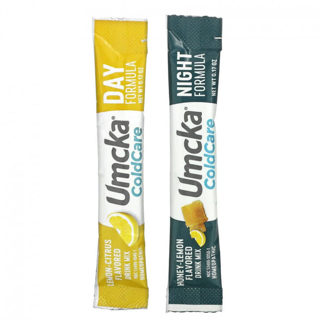 Nature's Way, Umcka, Cold Care, день + ночь, успокаивающий горячий напиток, лимон и цитрус, мед и лимон, 12 пакетиков по 5 г (0,17 унции) каждый (8 шт. на день и 4 шт. на ночь) Nature's Way, Umcka, Cold Care, день + ночь, успокаивающий горячий напиток, лимон и цитрус, мед и лимон, 12 пакетиков по 5 г (0,17 унции) каждый (8 шт. на день и 4 шт. на ночь)
