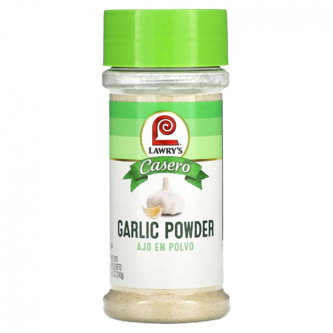 Lawry's, Casero, чесночный порошок, 240 г (8,5 унции)
