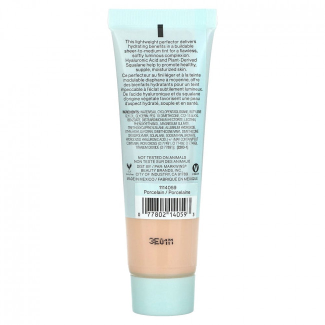 wet n wild, BareFocus, увлажняющий крем с тонирующим эффектом, фарфоровый, 27 мл (0,91 жидк. унции)